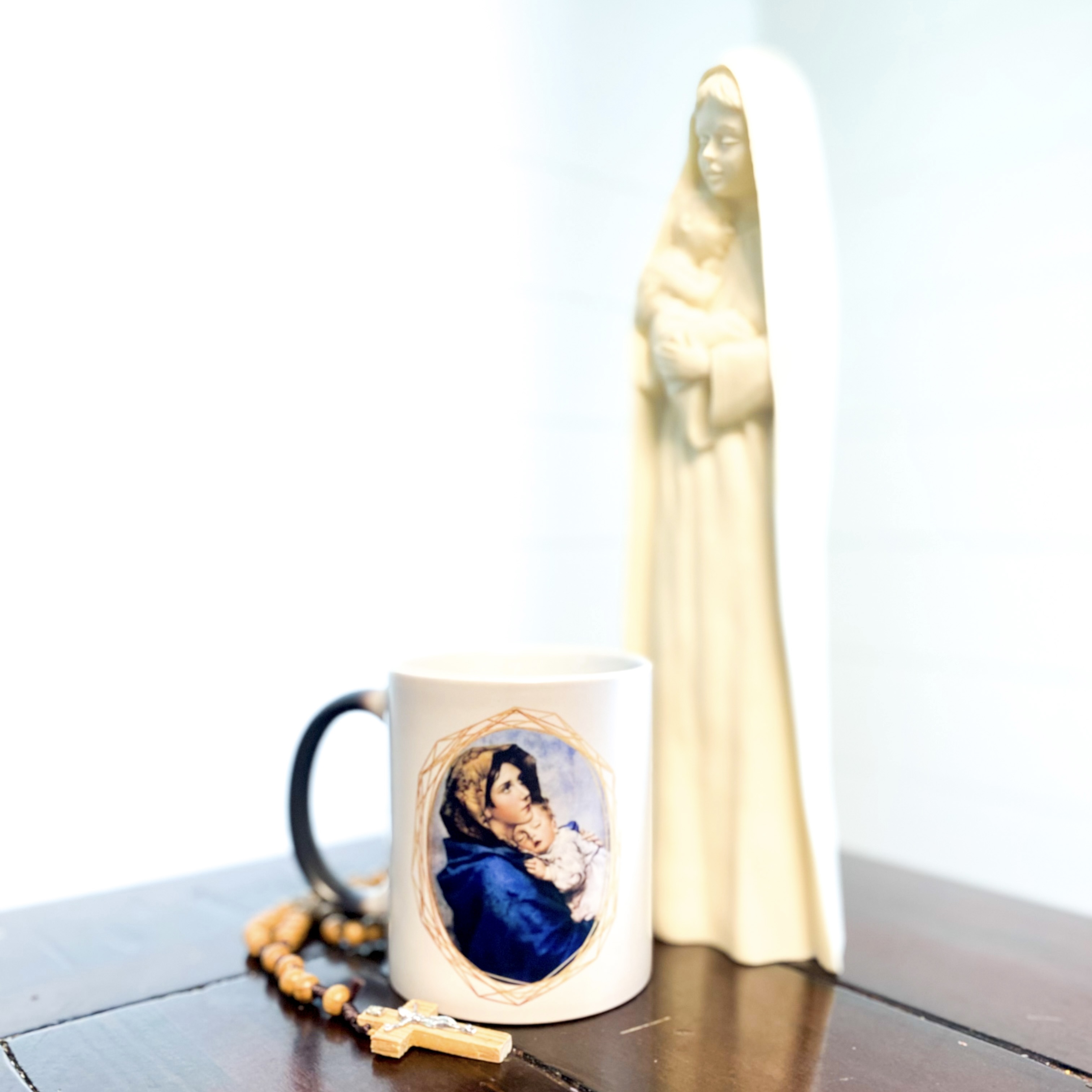 Madonna of the Streets Memorare Mug